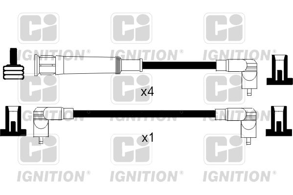 QUINTON HAZELL Augstsprieguma vadu komplekts XC767